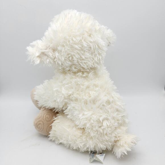 Build A Bear Swirly Lamb Plush 13" White Fur Eyelashes Retired Stuffed Toy BABW - Picture 3 of 10